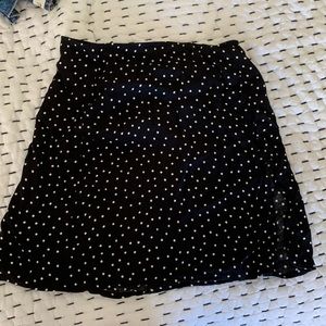 reformation mini skirt